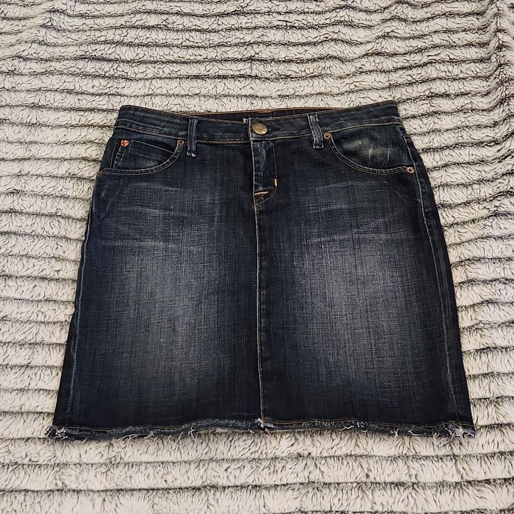 Dark wash Hudson jeans jean mini skirt size 27.